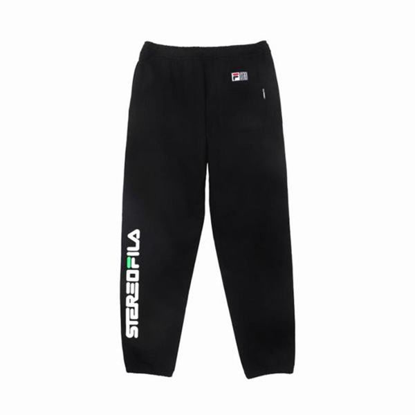 Calca Jogger Fila Homem Pretas - Fila Logo Portugal Online,JLIZ-87156